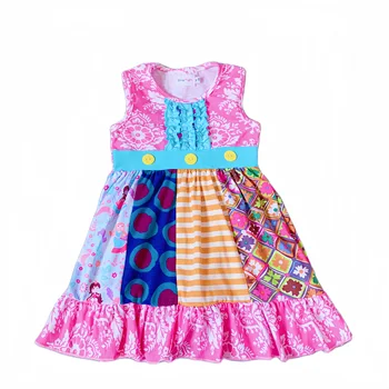 Cutie Patootie | Бежево-розовое платье Трапециевидной формы с развевающимися рукавами в цветочек - Разнообразие платьев для малышей и маленьких девочек